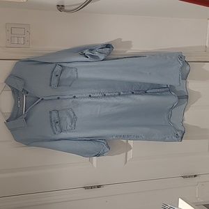 Chambray Shirt/Tunic dress 2X (with pockets!)